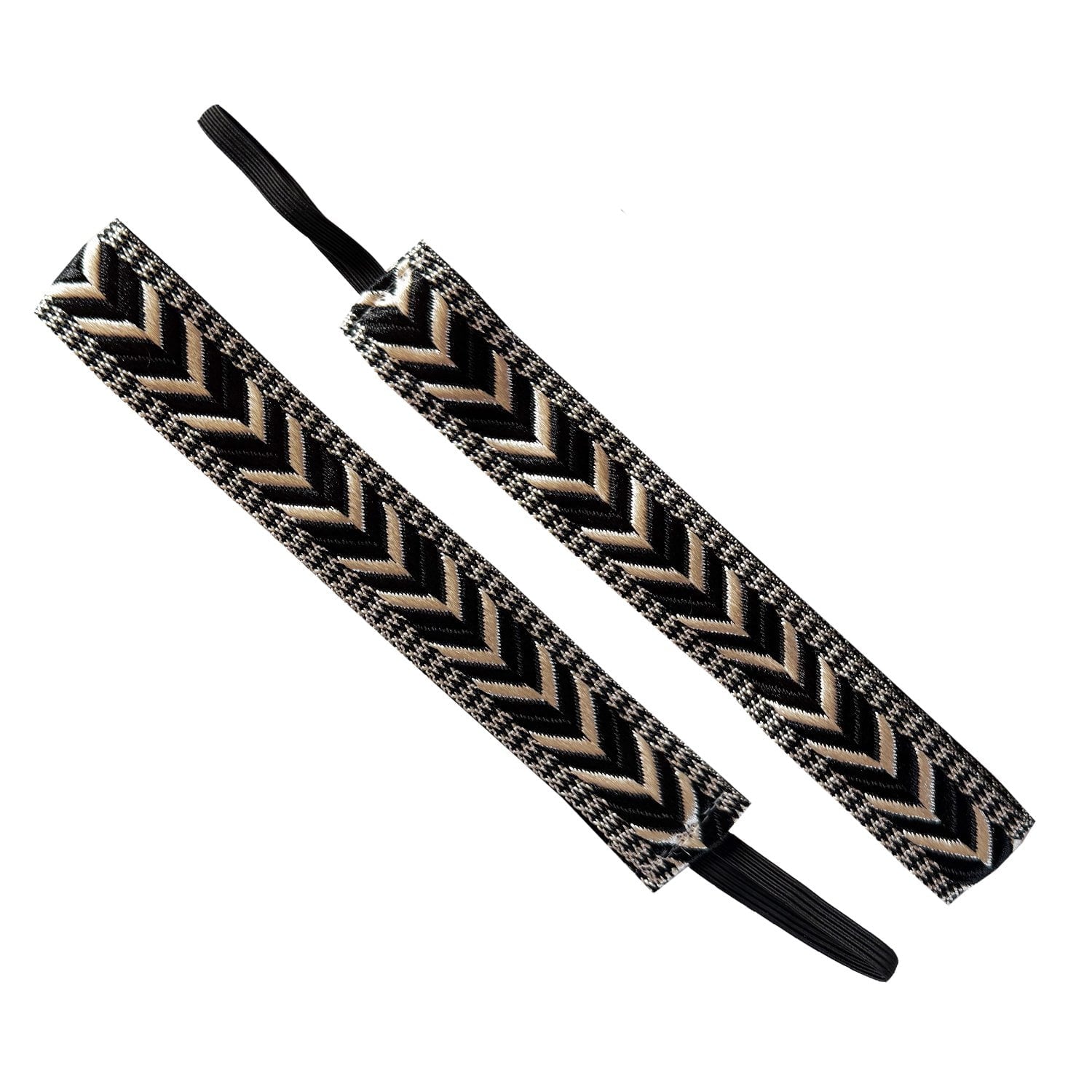 Lead the Way | Black, White | 1 Inch Sweaty Bands Non Slip Headband