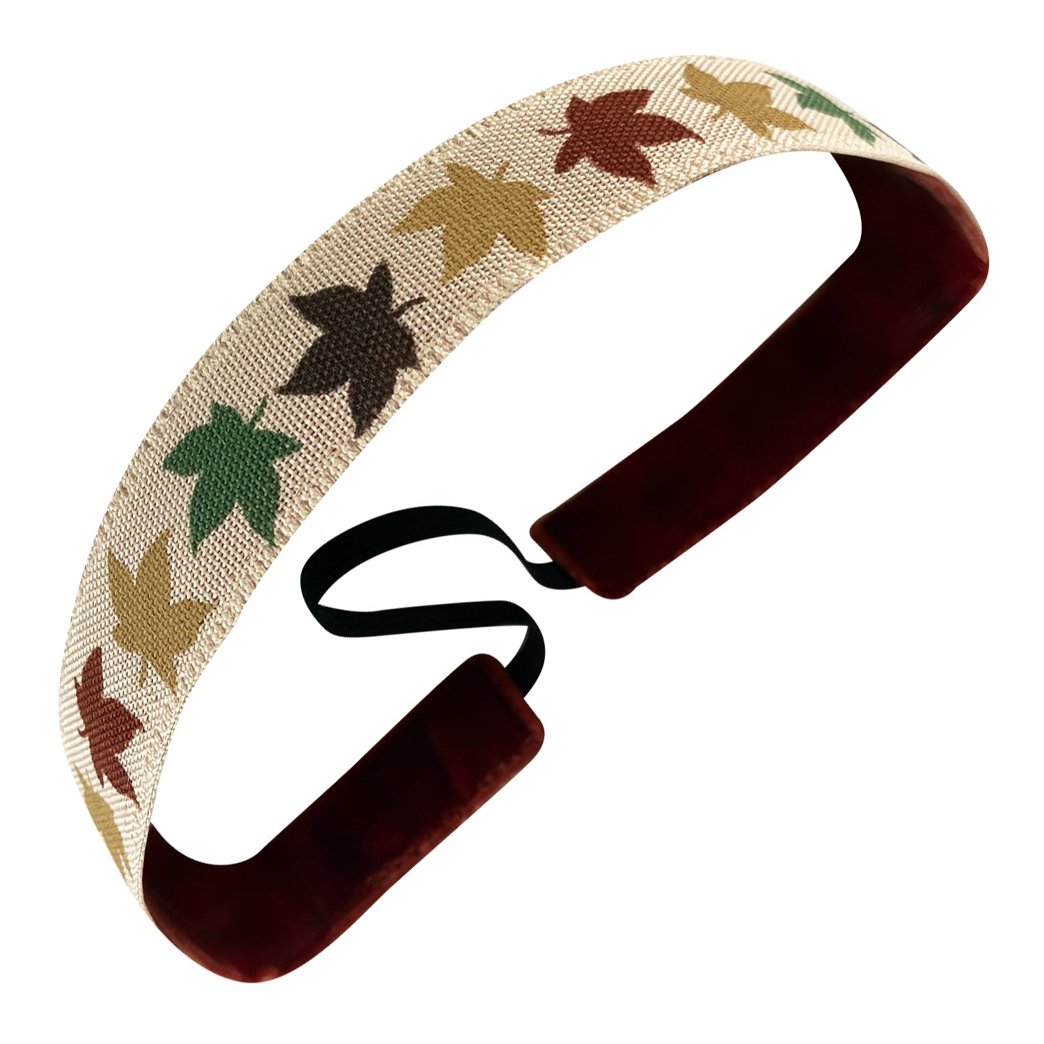Leaf Blower | Tan, Multi | 1 Inch Sweaty Bands Non Slip Headband