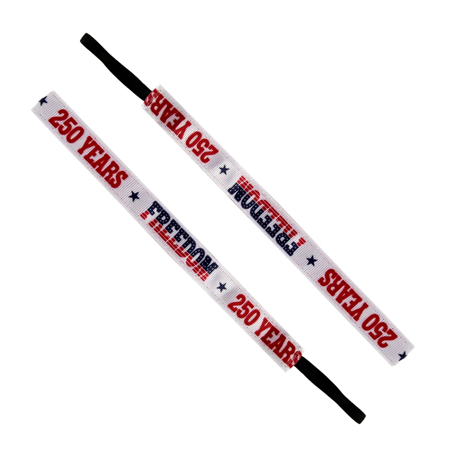 Let Freedom Ring | Red, White, Blue | 5/8 Inch Sweaty Bands Non Slip Headband