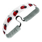 Luck be a Ladybug | White, Red | 1 Inch Sweaty Bands Non Slip Headband