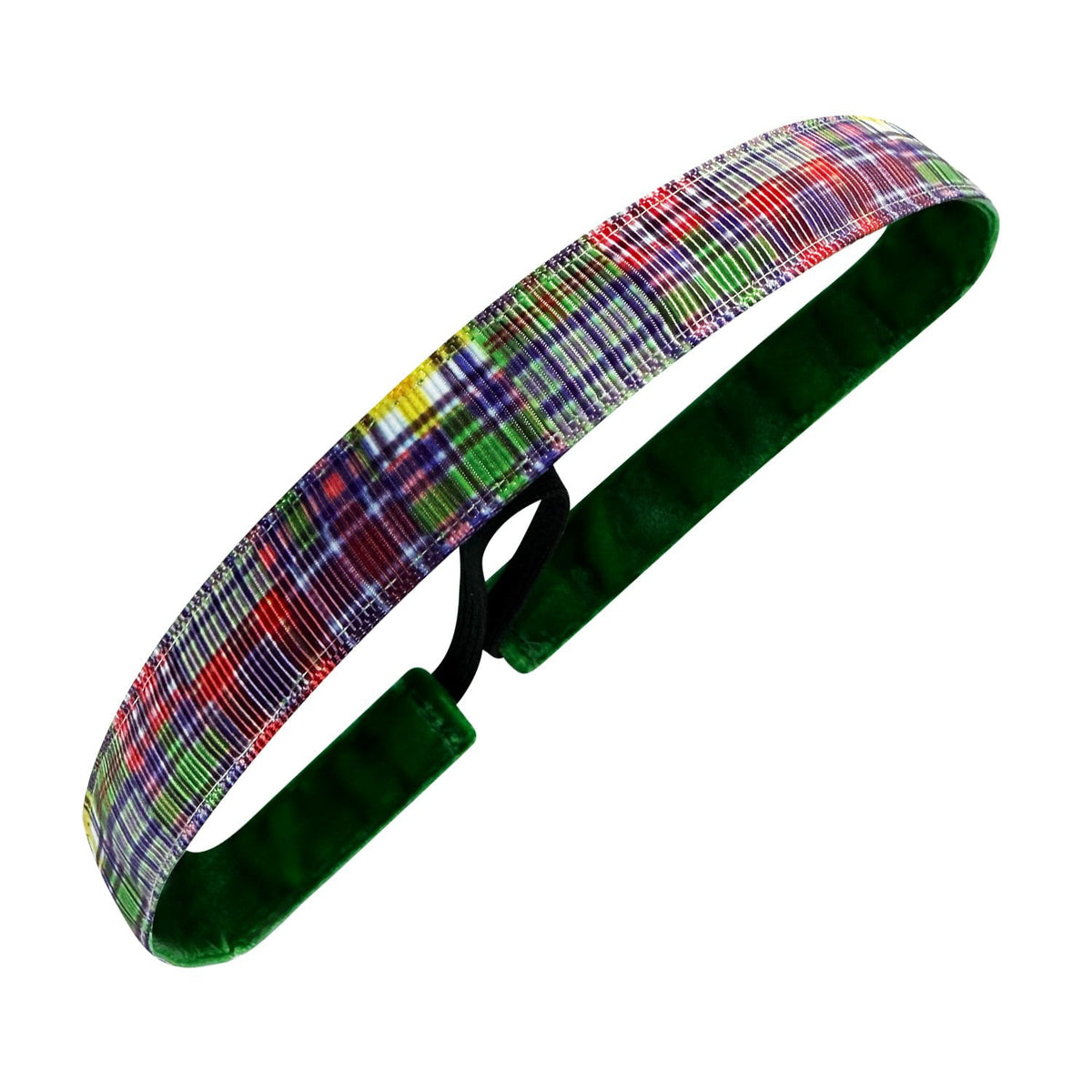 Madras About Plaid | Multi | 5/8 Inch Sweaty Bands Non Slip Headband
