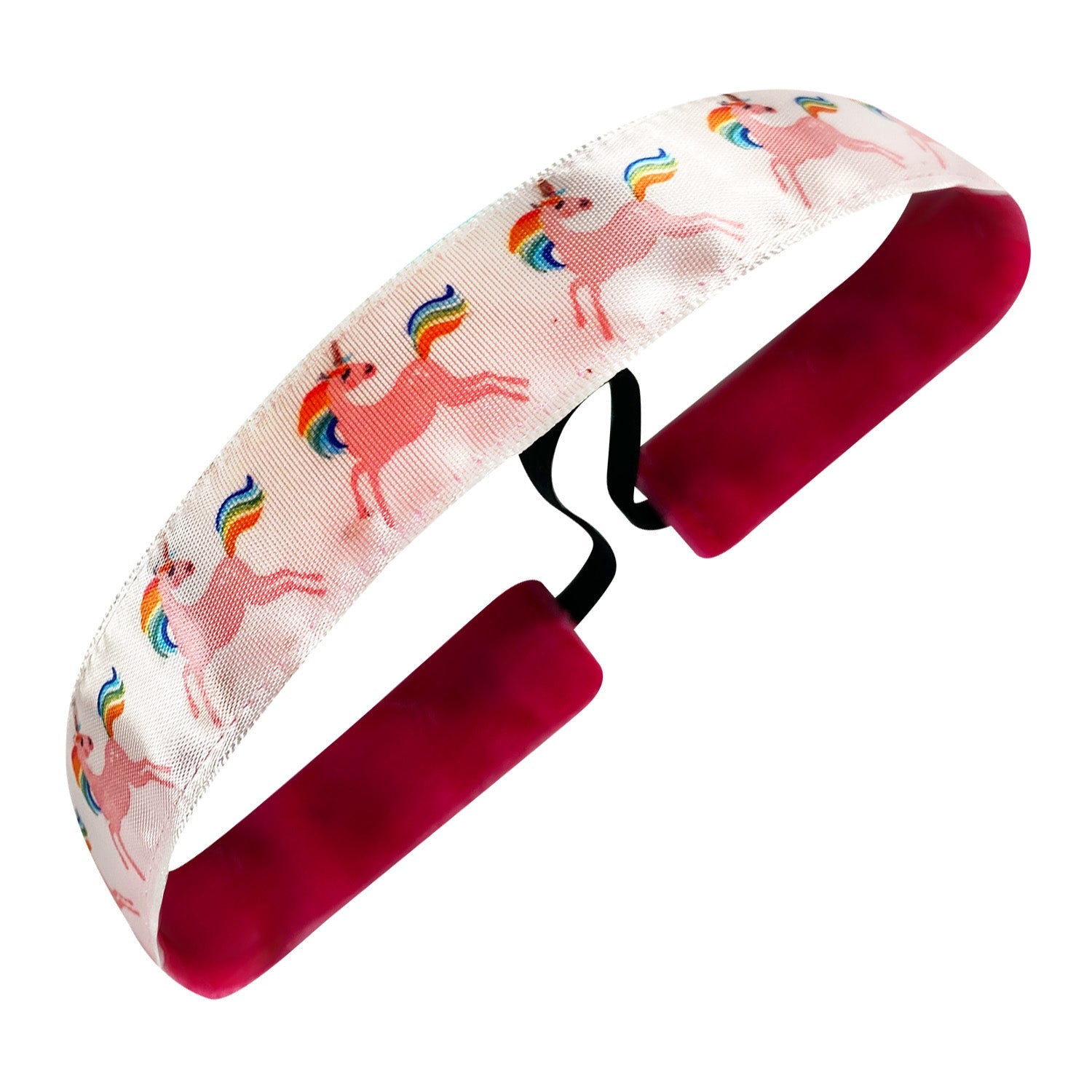 Magical AF | White, Pink | 1 Inch Sweaty Bands Non Slip Headband