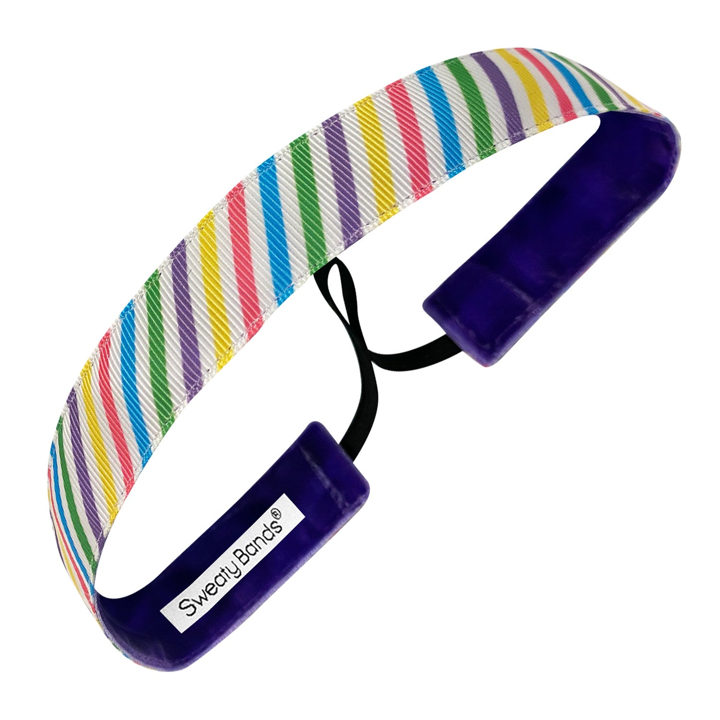 Pastel Stripes | Multi | 1 Inch Sweaty Bands Non Slip Headband