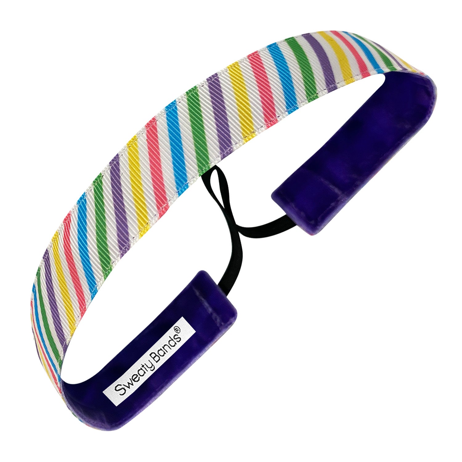 Pastel Stripes | Multi | 1 Inch Sweaty Bands Non Slip Headband