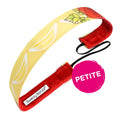 Petite | Belle of the Ball | Red, Yellow | 1 Inch Sweaty Bands Non Slip Headband