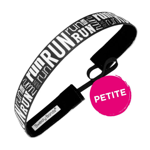 Petite | Cheaper Than Therapy | Black | 1 Inch Sweaty Bands Non Slip Headband