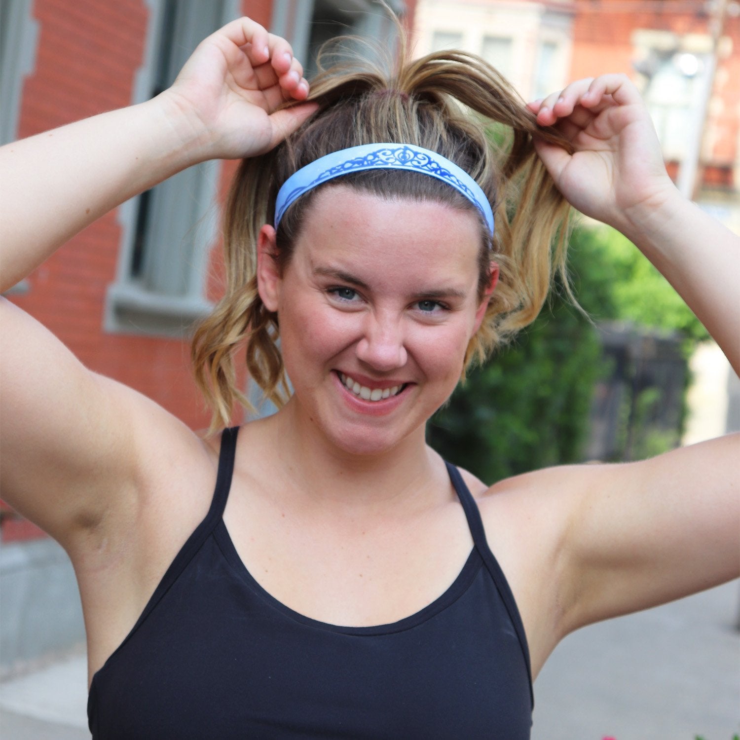 *Petite | Crown Me | 1 Inch (Copy) Sweaty Bands Non Slip Headband