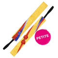 Petite | Fairest of Them All | Yellow, Red | 1 Inch Sweaty Bands Non Slip Headband