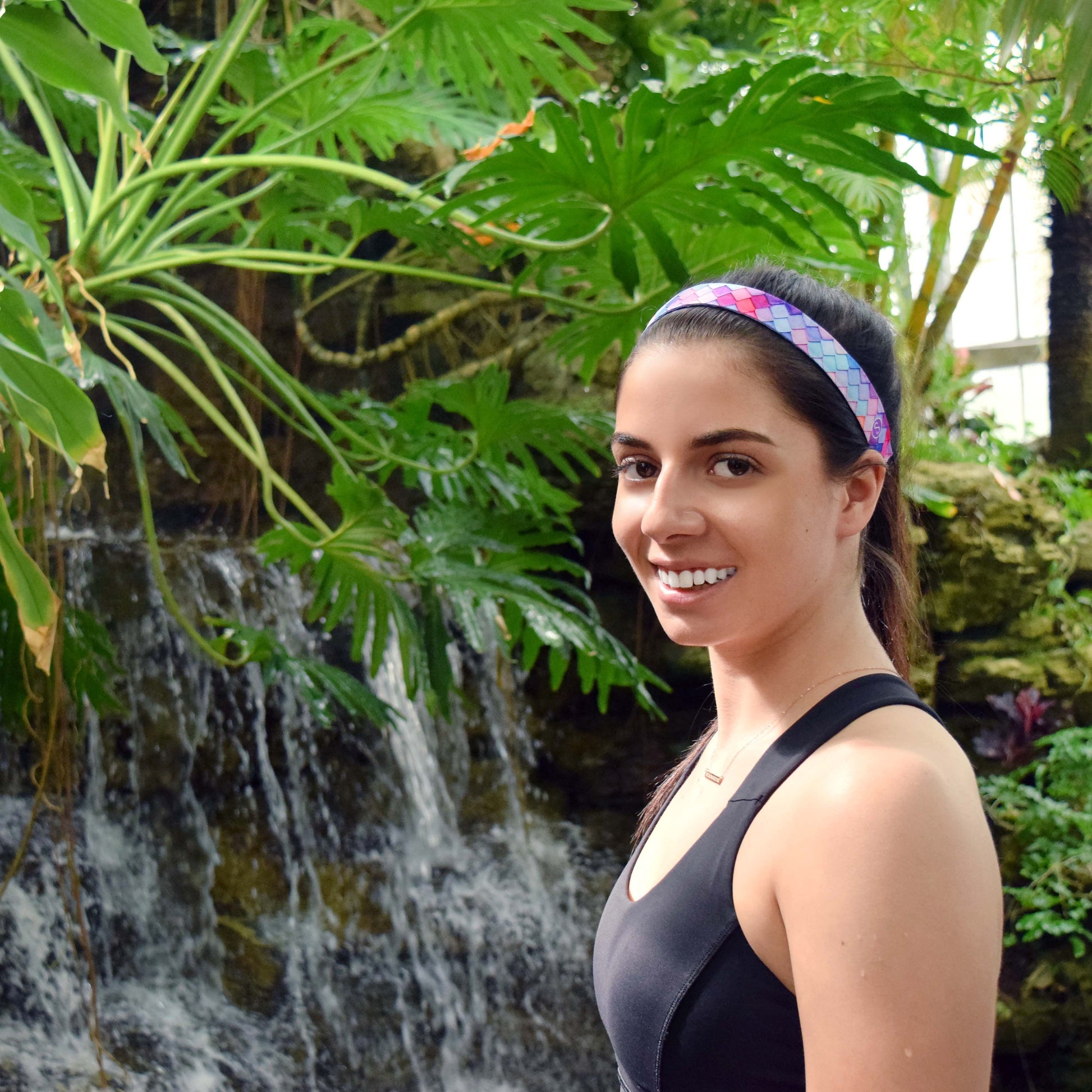Petite | Mermaid Hair Don't Care | 1 Inch Sweaty Bands Non Slip Headband
