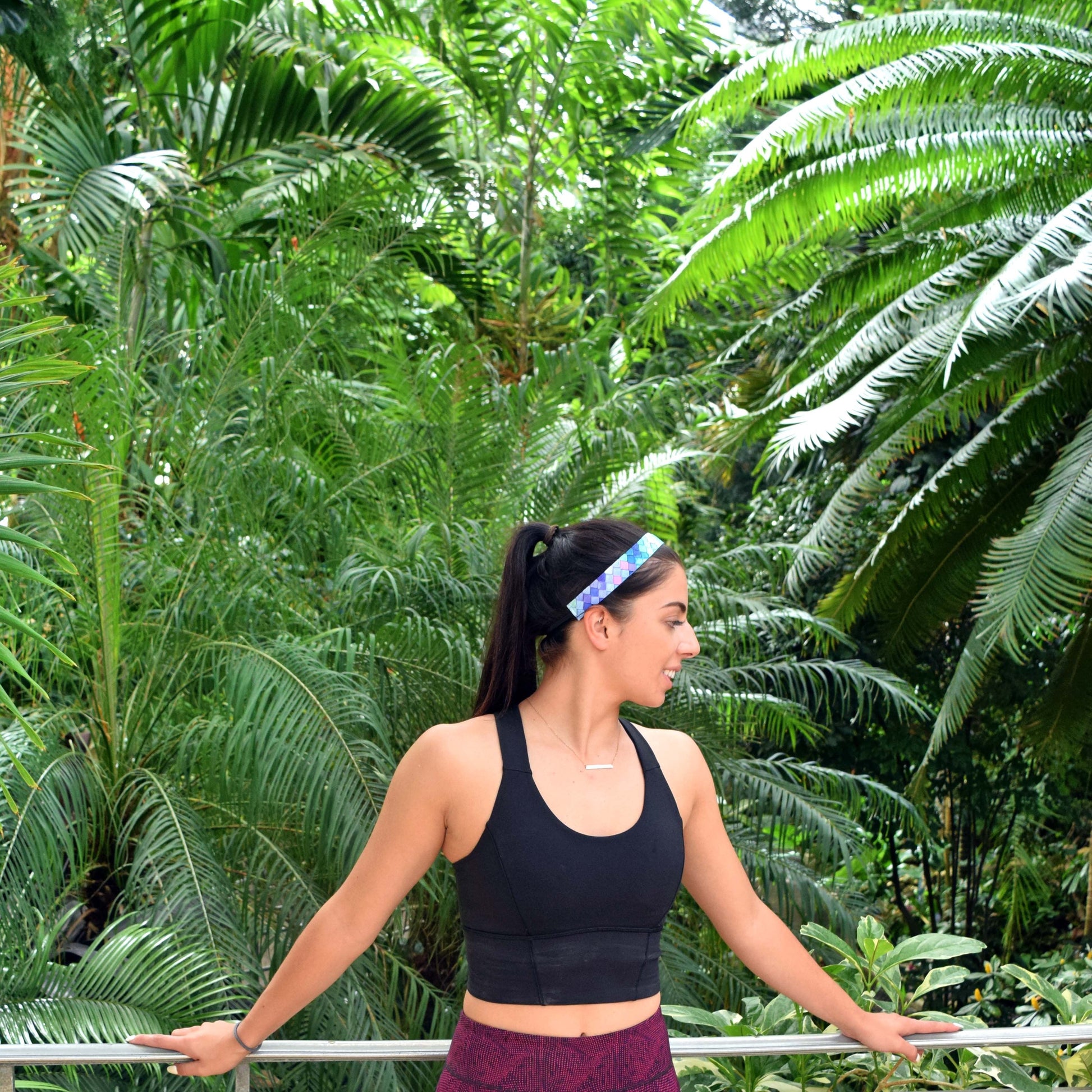 *Petite | Mermaid Hair Don't Care | 1 Inch Sweaty Bands Non Slip Headband