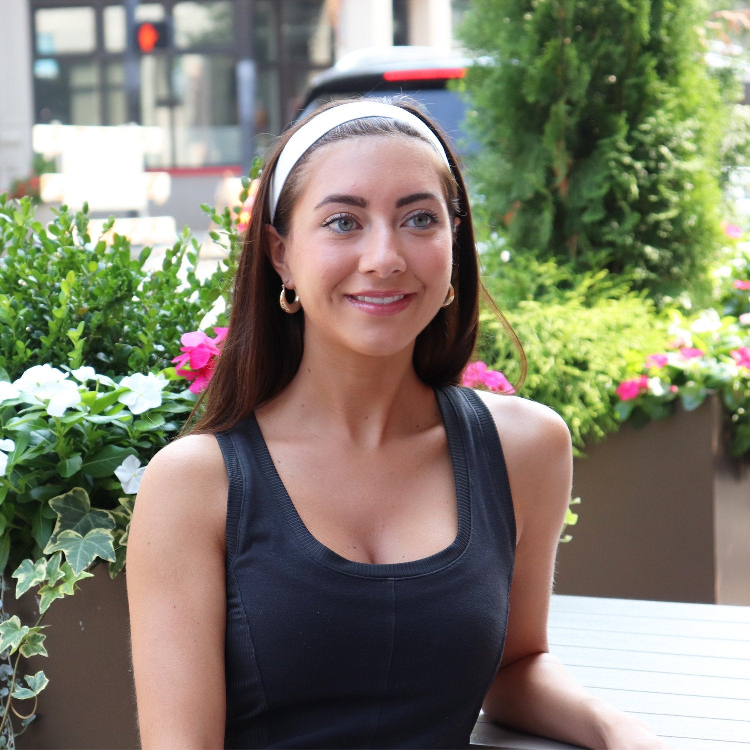 *Petite | Metallic Shimmer | 1 Inch Sweaty Bands Non Slip Headband
