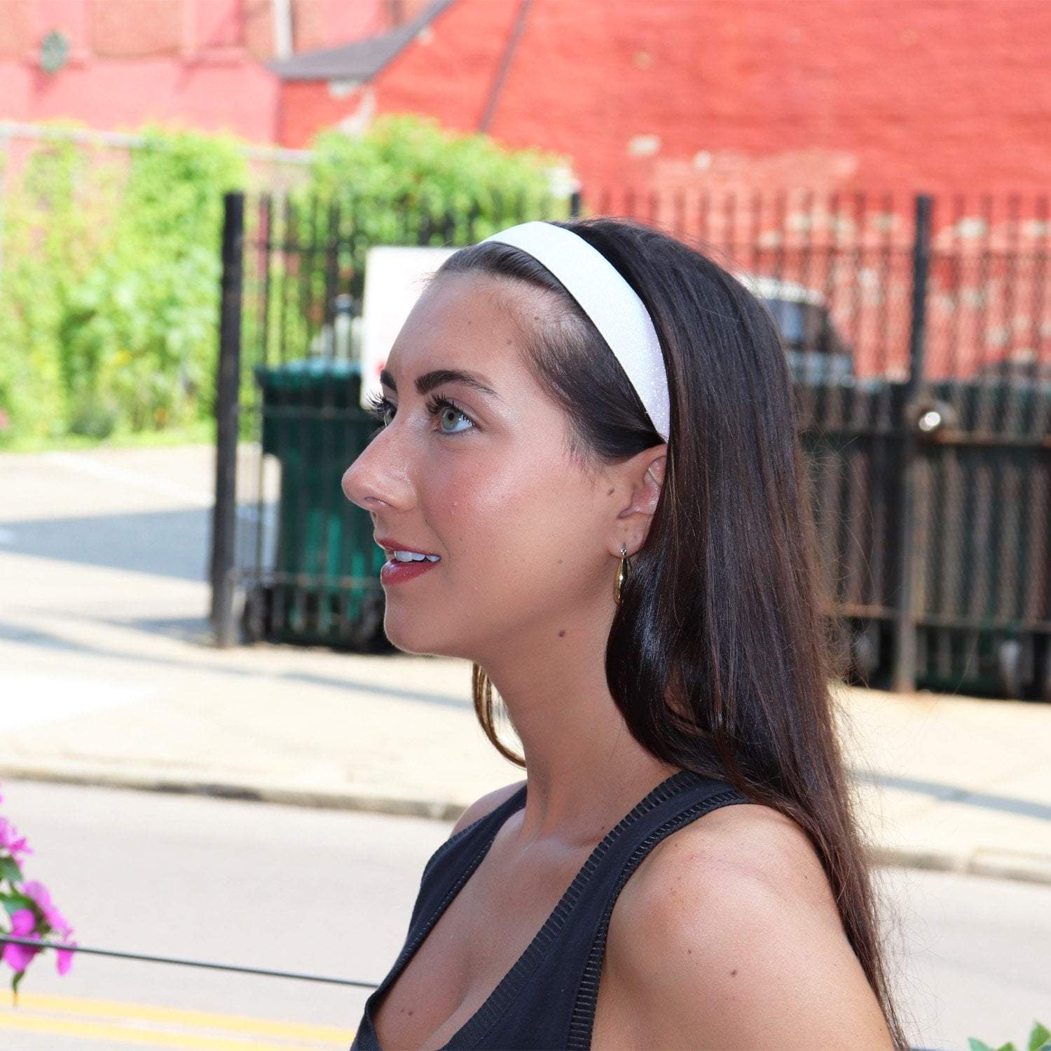 *Petite | Metallic Shimmer | 1 Inch Sweaty Bands Non Slip Headband