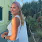 *Petite | Metallic Shimmer | 1 Inch Sweaty Bands Non Slip Headband