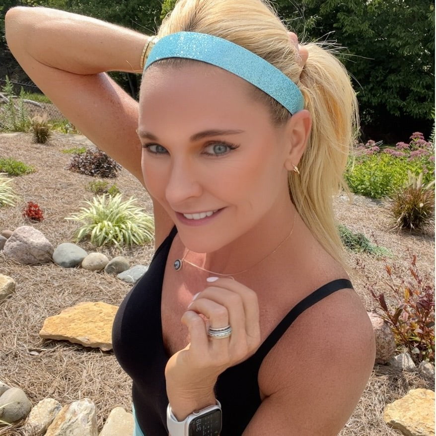 *Petite | Metallic Shimmer | 1 Inch Sweaty Bands Non Slip Headband