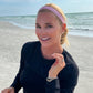 *Petite | Metallic Shimmer | 1 Inch Sweaty Bands Non Slip Headband