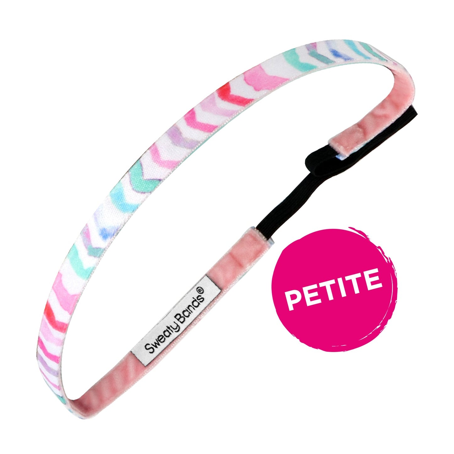 Petite | Ramble On | Multi | 3/8 Inch Sweaty Bands Non Slip Headband