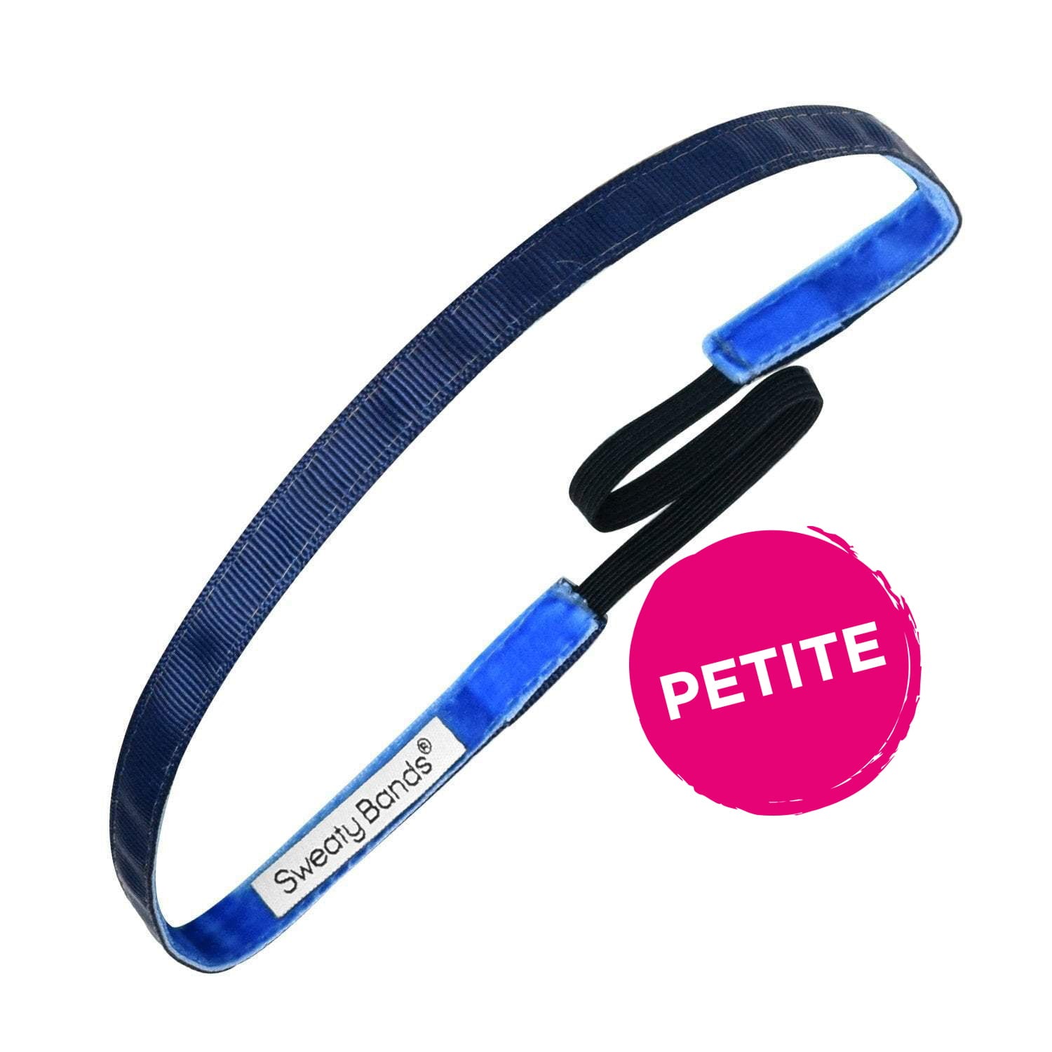 Petite | Rock Solid | 3/8 Inch Sweaty Bands Non Slip Headband