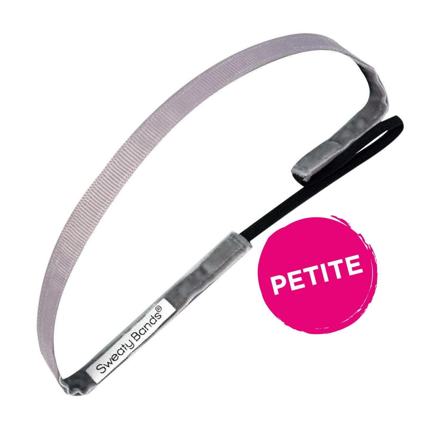 Petite | Rock Solid | 3/8 Inch Sweaty Bands Non Slip Headband