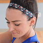 Petite | Somebody Call 911 | Black | 1 Inch Sweaty Bands Non Slip Headband