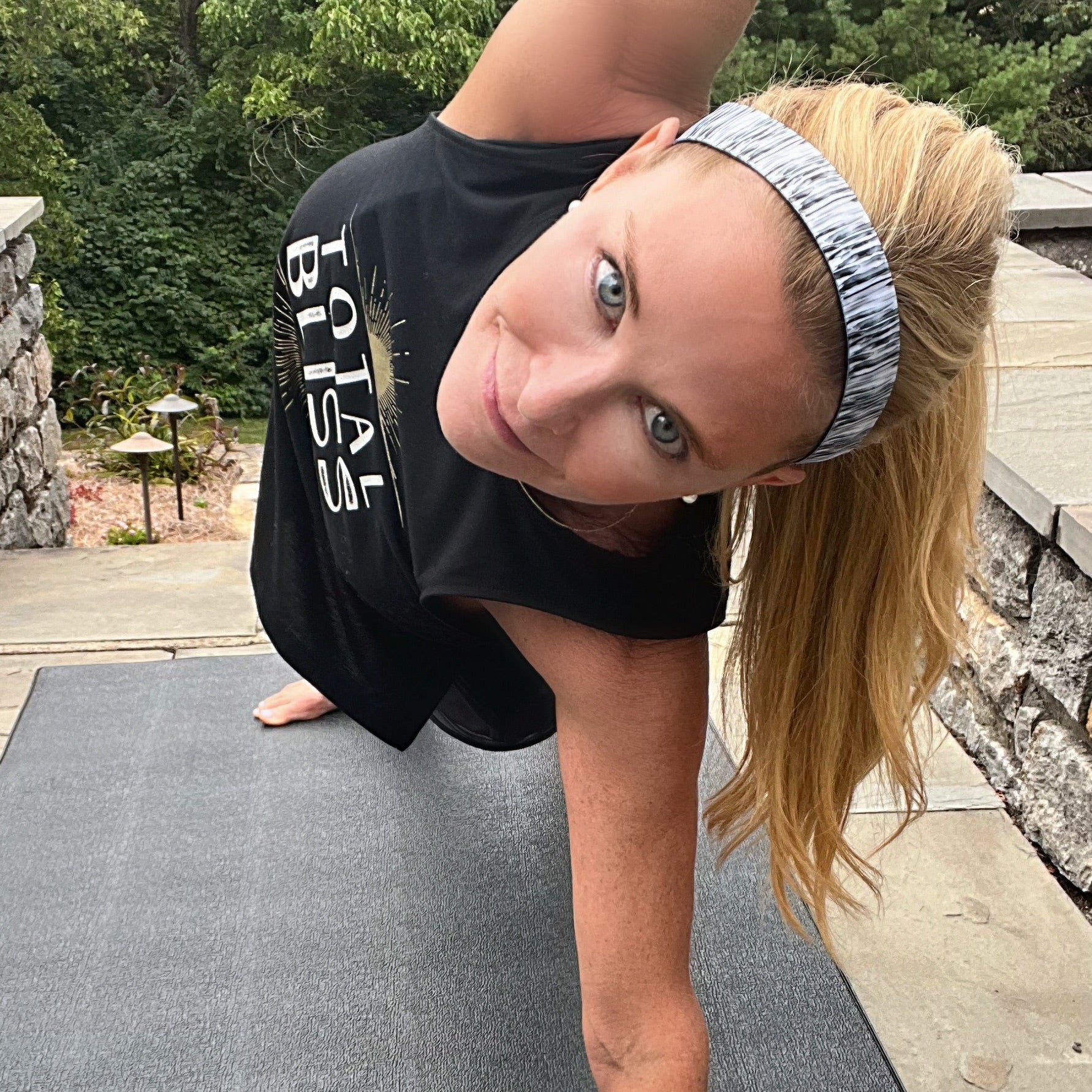 Petite | Toe the Line | 1 Inch Sweaty Bands Non Slip Headband