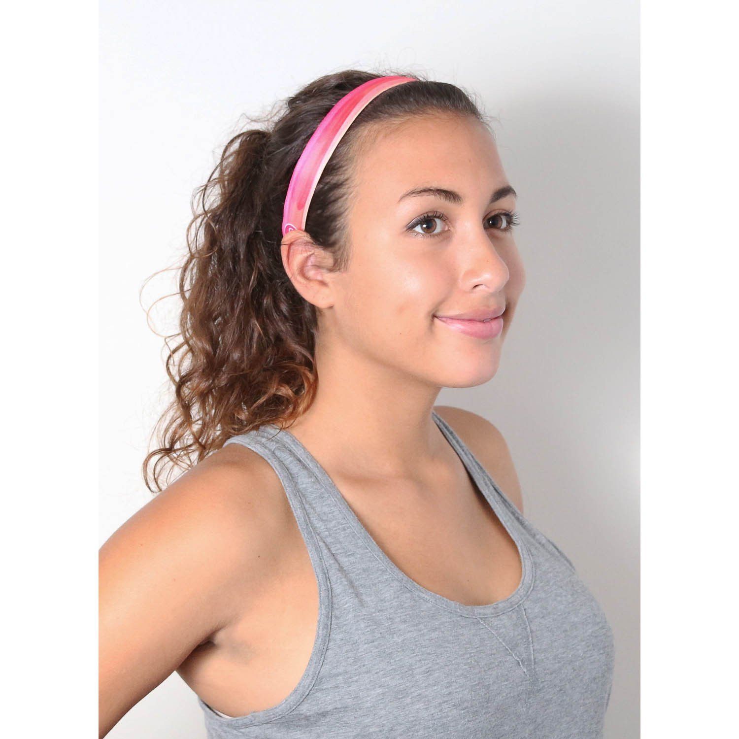 *Petite | Watercolors | 1 Inch Sweaty Bands Non Slip Headband