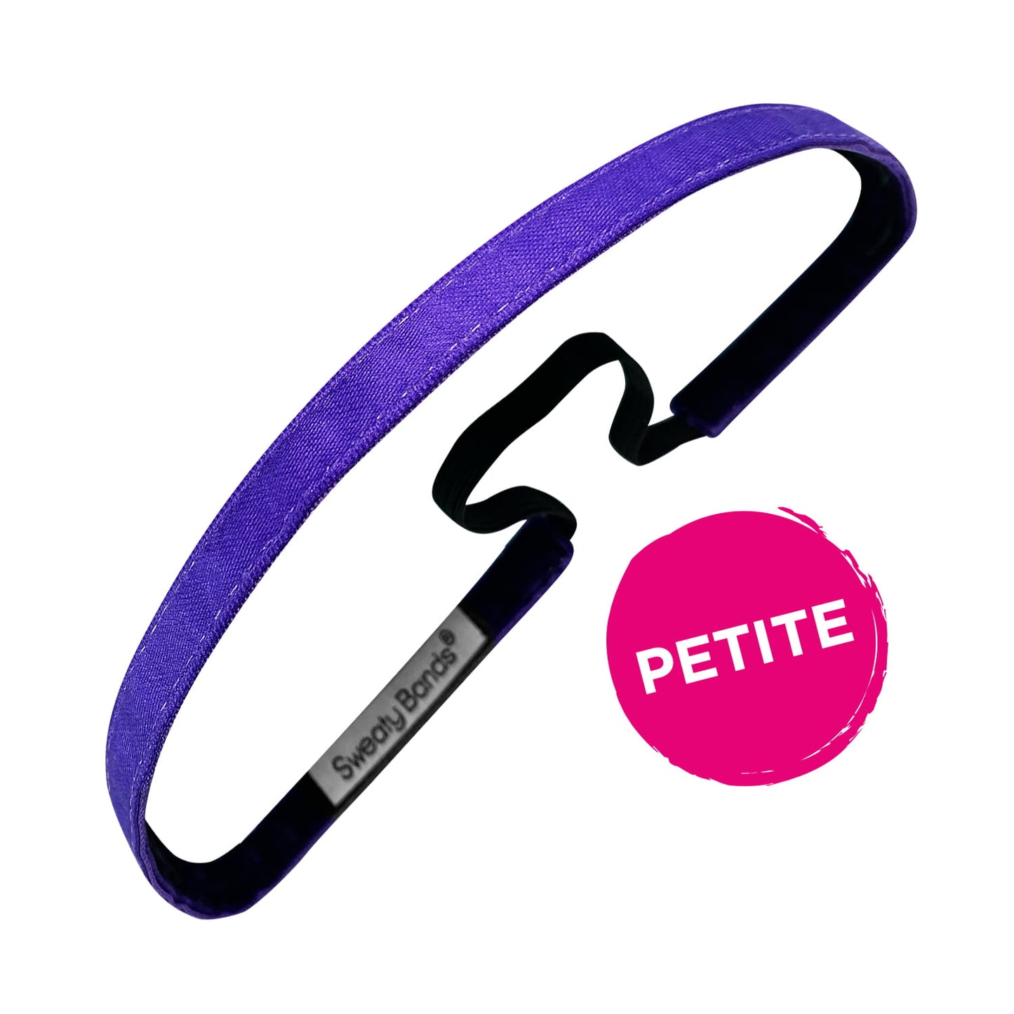 Petite | Wicked Solid | 3/8 Inch Sweaty Bands Non Slip Headband