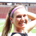 Petite | Wiggle It | Pink, Turquoise | 1 Inch Sweaty Bands Non Slip Headband