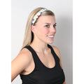 Petite | Wine and Grapes | White | 1 Inch Sweaty Bands Non Slip Headband