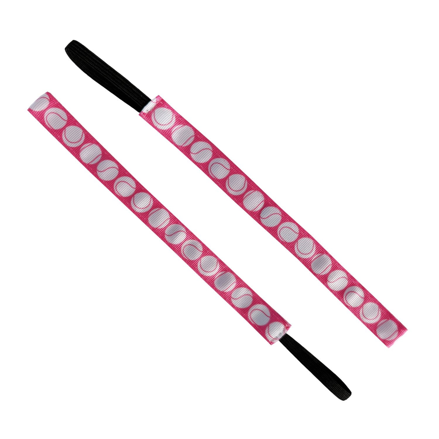 Queen of the Courts | Tennis | Pink, White | 5/8 Inch Sweaty Bands Non Slip Headband