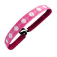 Rally Rhythm Tennis | Pink, White | 5/8 Inch Sweaty Bands Non Slip Headband