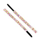 Ready for a Rally | Tennis | White, Pink | 5/8 Inch Sweaty Bands Non Slip Headband