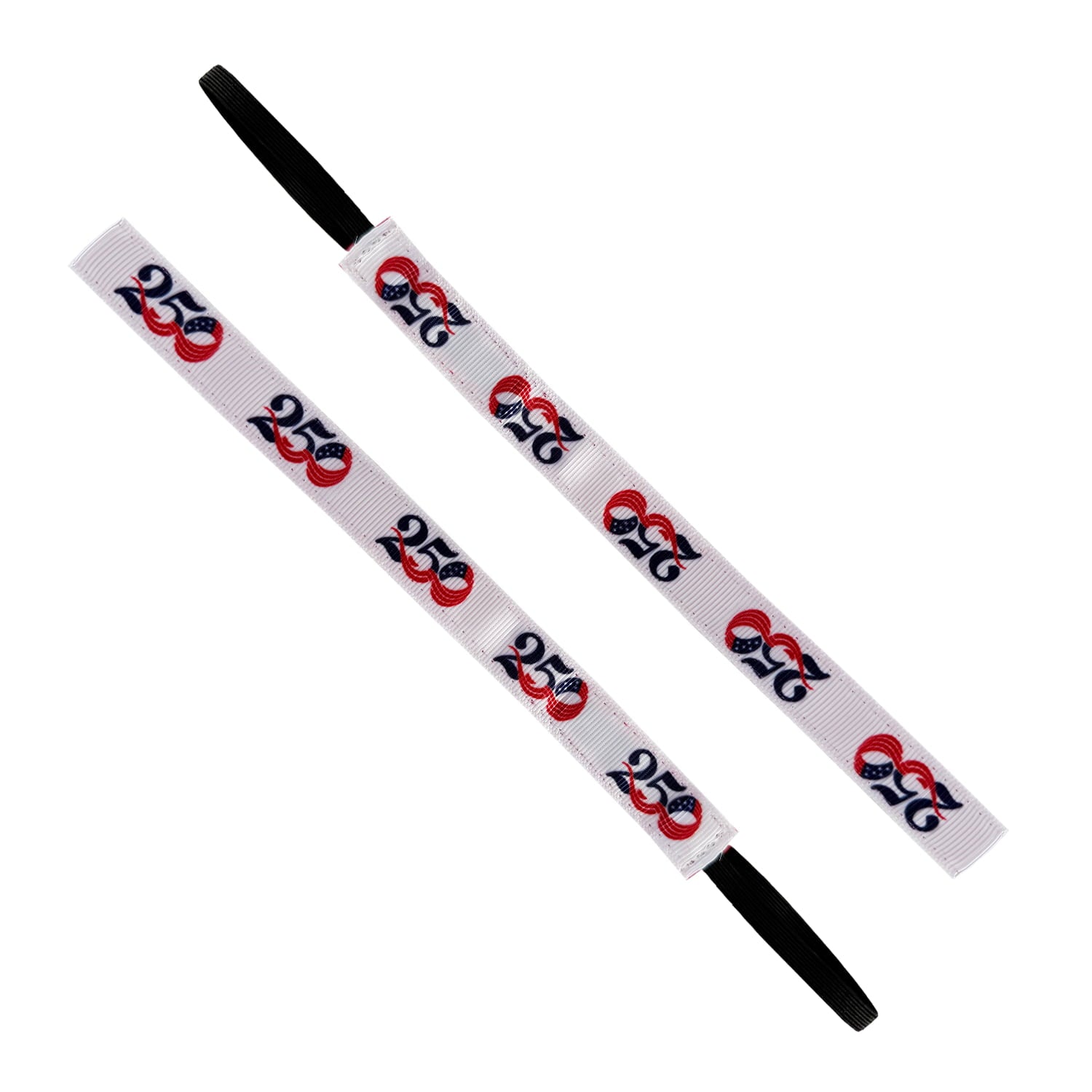 Red, White and 250 | Red, White, Blue | 5/8 Inch Sweaty Bands Non Slip Headband