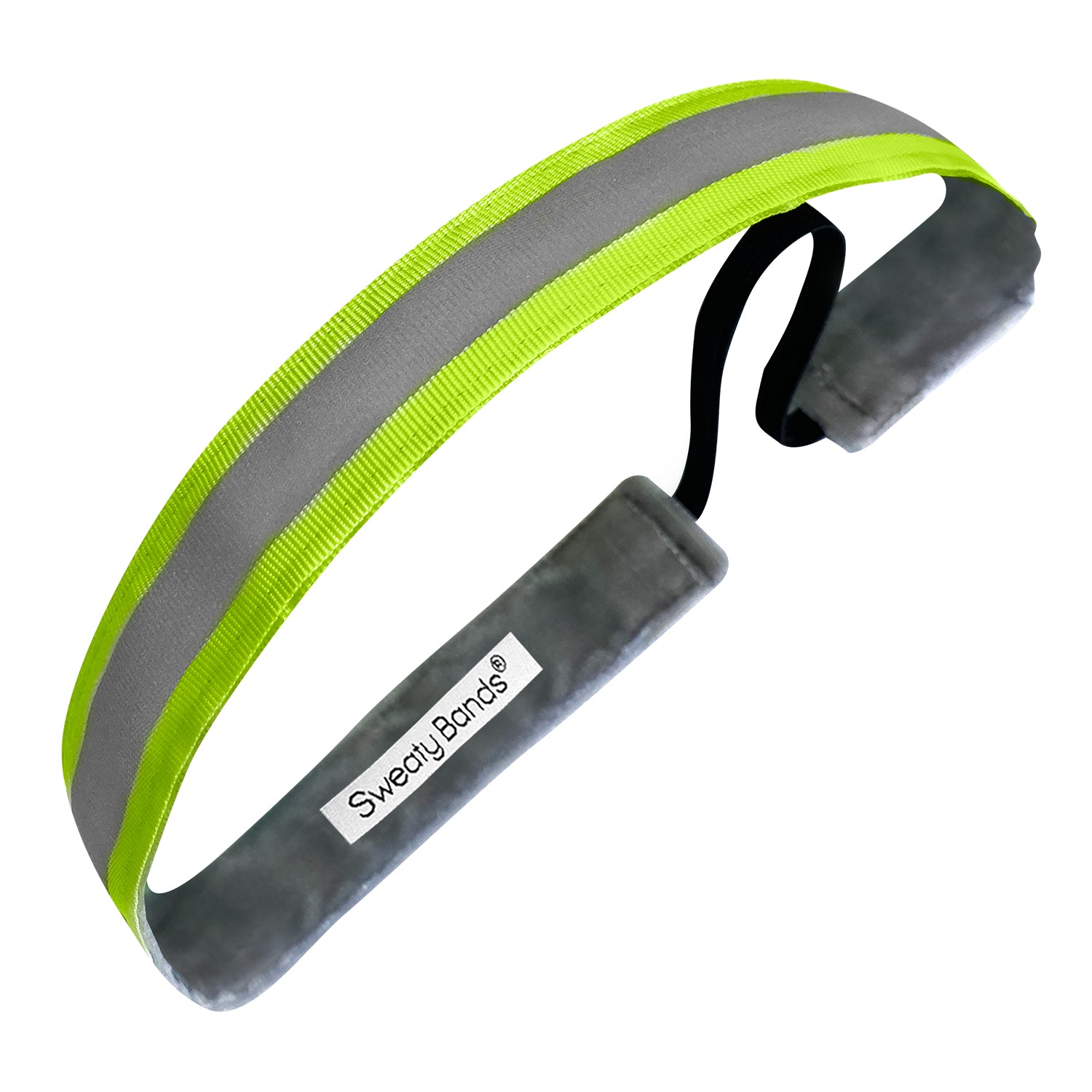 Reflective Runner | 1 Inch Sweaty Bands Non Slip Headband