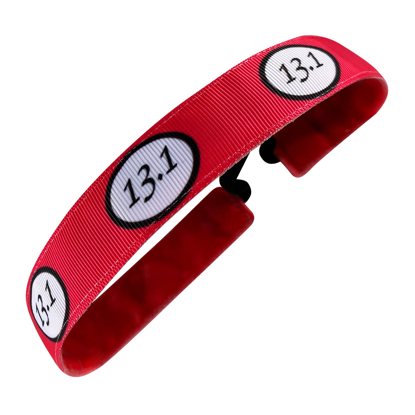 Run 13.1 | Red | 1 Inch Sweaty Bands Non Slip Headband