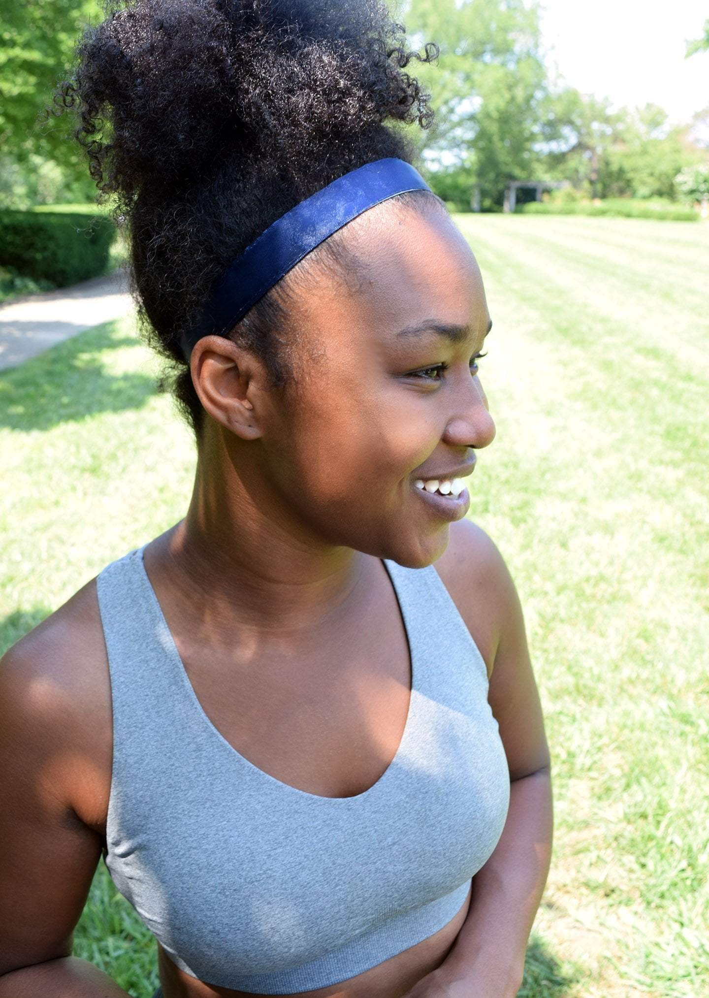 Simply Satin | 1 Inch Sweaty Bands Non Slip Headband