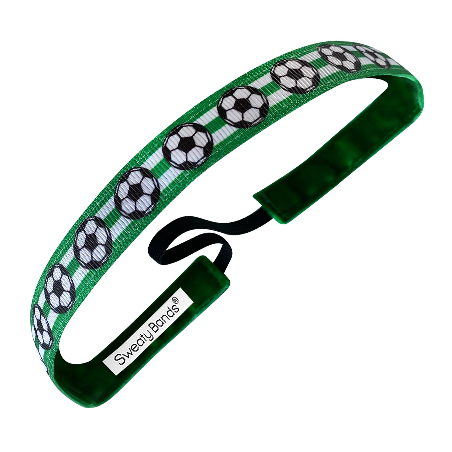 Soccer Girl | Green | 5/8 Inch Sweaty Bands Non Slip Headband