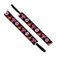 Soccer Sweetie | Black, Pink | 1 Inch Sweaty Bands Non Slip Headband