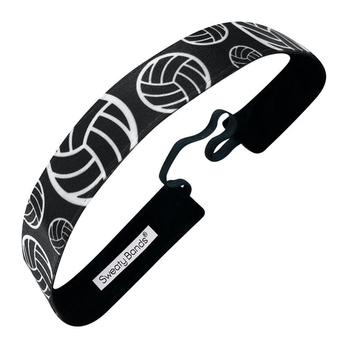 Sports | You've Been Served | Black, White | 1 Inch Sweaty Bands Non Slip Headband