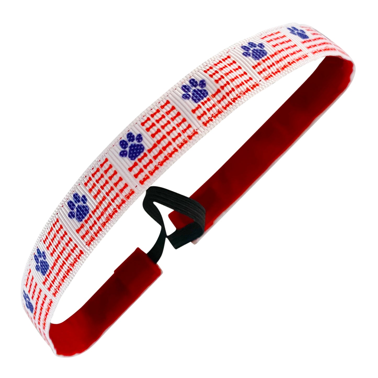 Star Spangled Dog | Red, White, Blue | 5/8 Inch Sweaty Bands Non Slip Headband