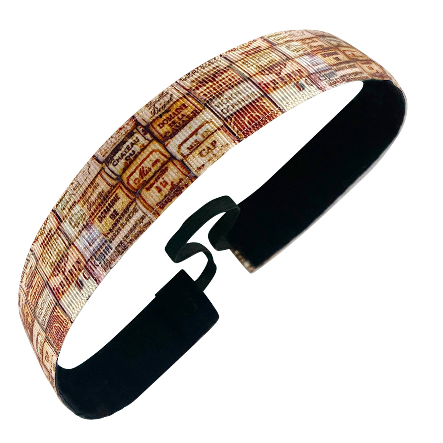 Stick a Cork In It | Brown | 1 Inch Sweaty Bands Non Slip Headband