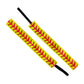 Strike Zone Softball | Yellow, Red | 1 Inch Sweaty Bands Non Slip Headband