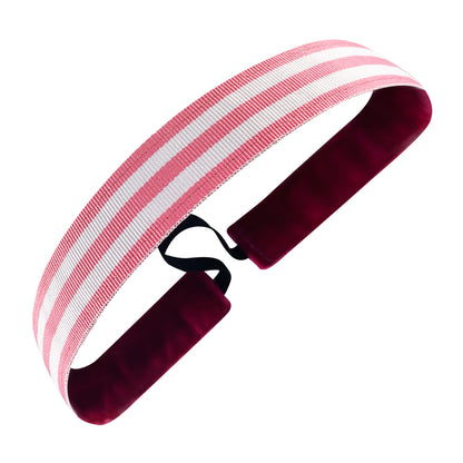 Stripe Tease | 1 Inch Sweaty Bands Non Slip Headband
