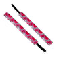 Summer Slice Watermelon | Pink, White | 1 Inch Sweaty Bands Non Slip Headband