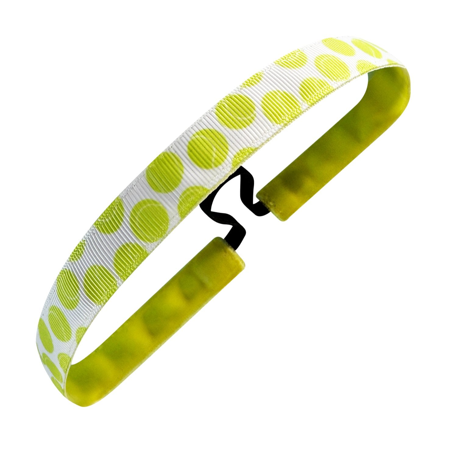 Tennis Anyone? | White, Yellow | 5/8 Inch Sweaty Bands Non Slip Headband