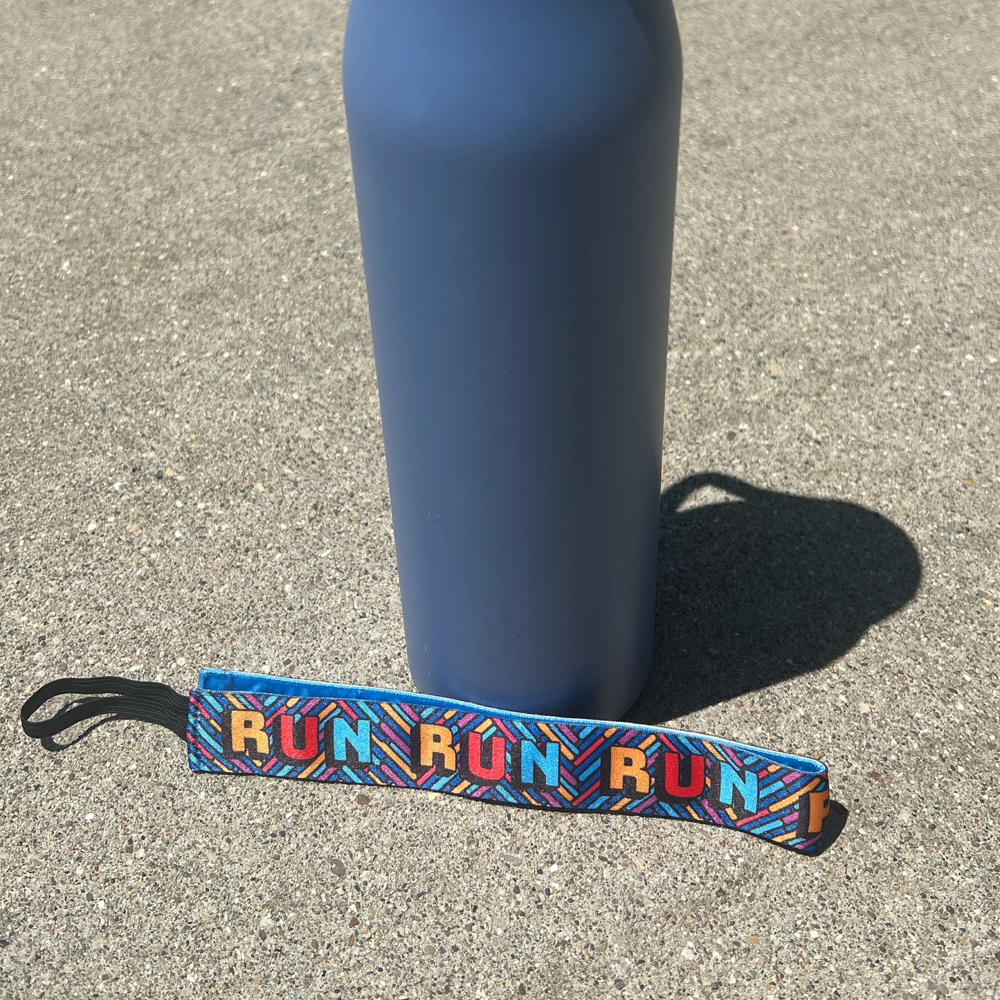 Time to Run | Multi | 1 Inch Sweaty Bands Non Slip Headband