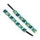 Toe Beans Cat Kitten | Aqua, Multi | 1 Inch Sweaty Bands Non Slip Headband