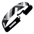 Turn of Events | Black, White | 1 Inch Sweaty Bands Non Slip Headband