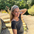 Viva Diva | Silver | 5/8 Inch Sweaty Bands Non Slip Headband