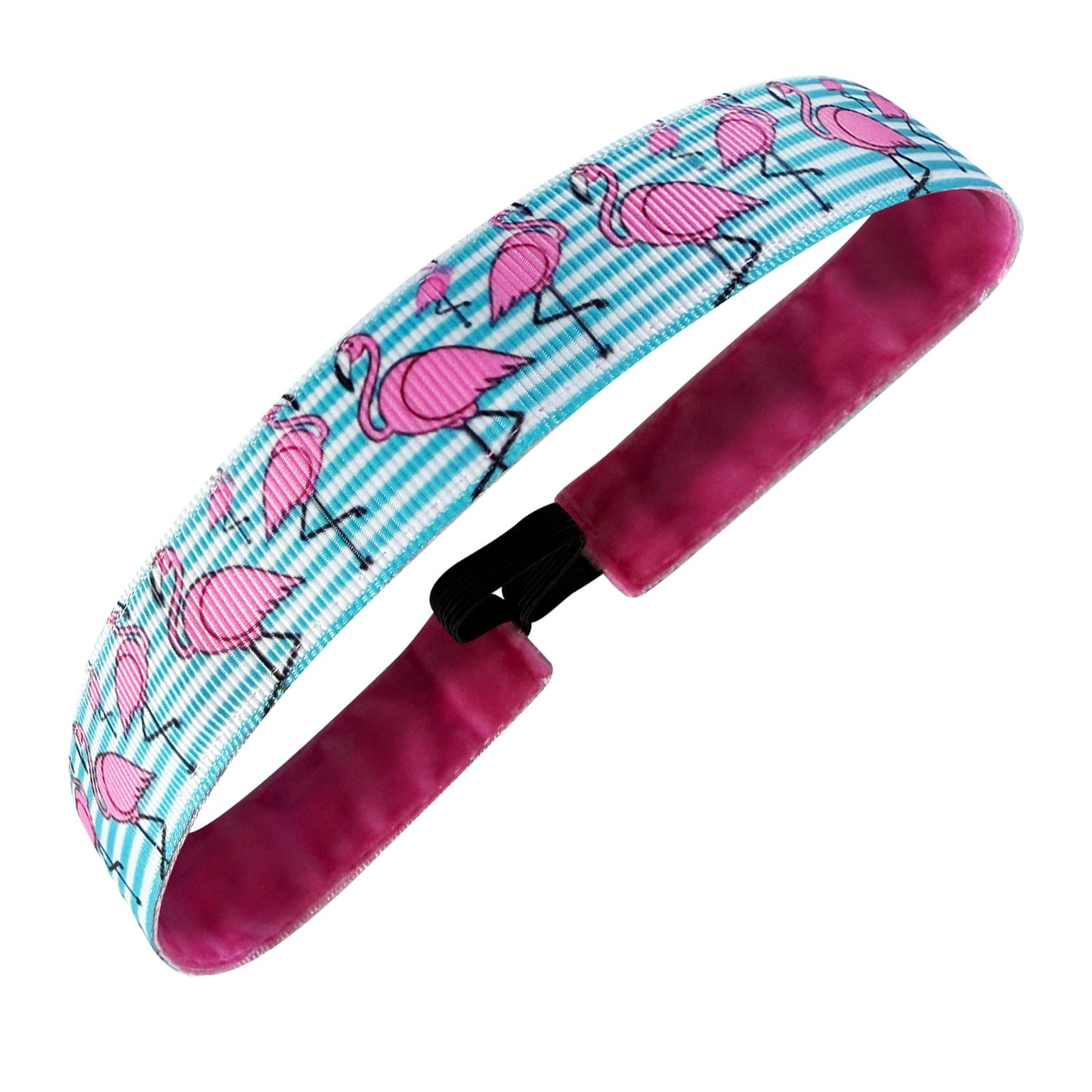 What the Flock | Pink, Light Blue | 1 Inch Sweaty Bands Non Slip Headband