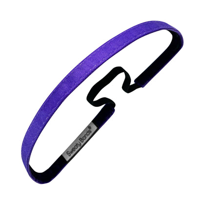 Wicked Solid | 3/8 Inch Sweaty Bands Non Slip Headband